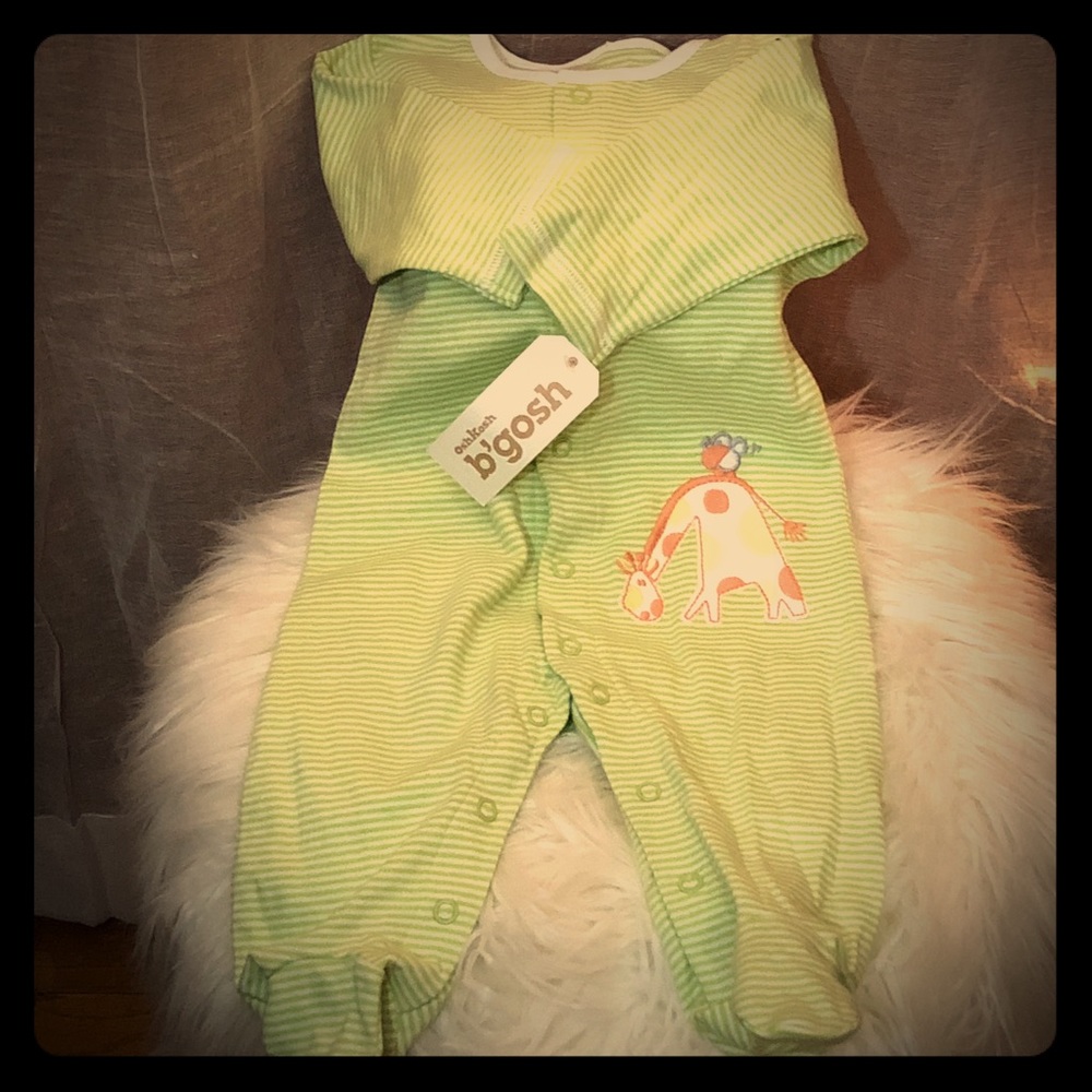 Osh Kosh b’gosh 6m Sweet Lil Footsie Sleeper🐵